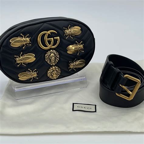 gucci marmont insect belt bag|what makes Gucci Marmont bag.